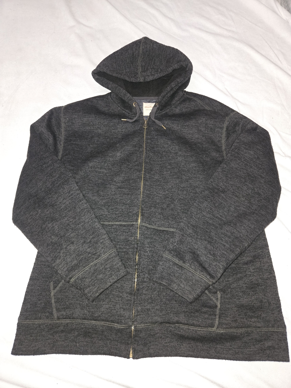 Dark Gray Zip-Up Hoodie